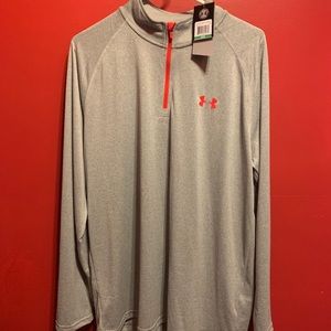Men’s Large Grey Under Armour Golf pullover